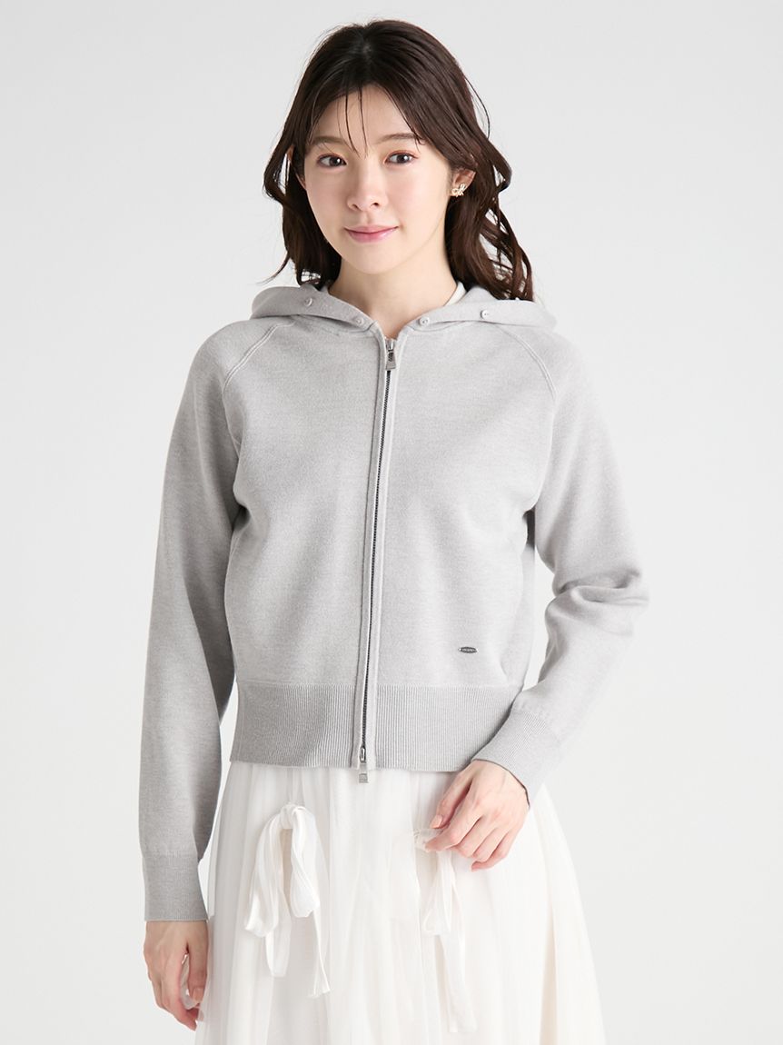 ファーフードパーカー(カーディガン)｜TOPS（トップス）｜CELFORD