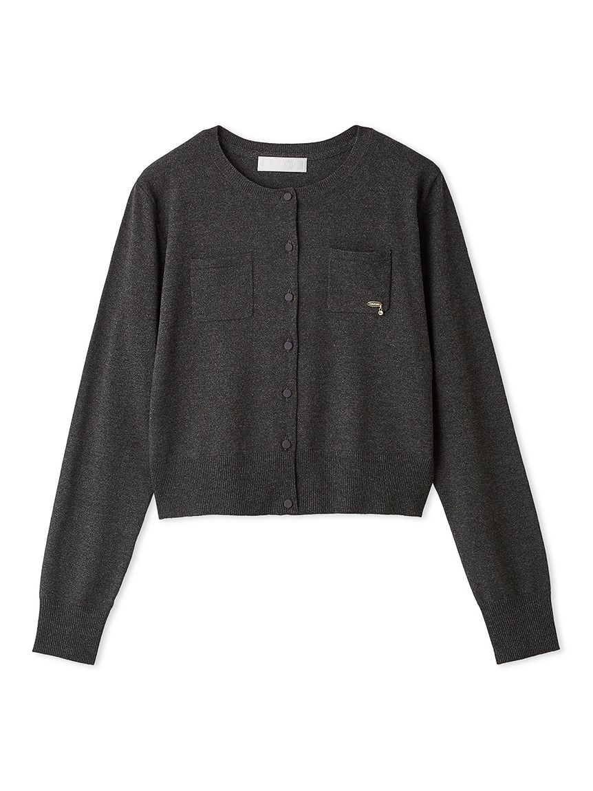 シルク混ポケットカーディガン(ニットプルオーバー)｜TOPS（トップス