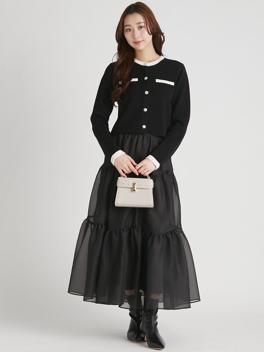 WOOLビジュー釦カーディガン(カーディガン・ボレロ)｜TOPS｜CELFORD