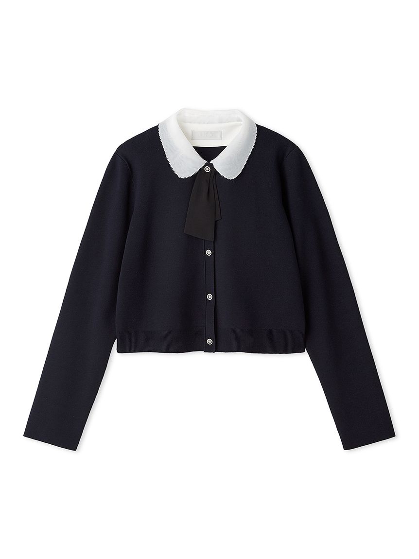 デタッチャブル総針カーディガン(ニットプルオーバー)｜TOPS（トップス