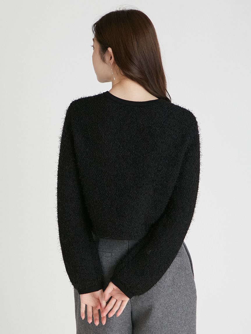 ダブルリボンニットジャケット(ジャケット・ブルゾン)｜OUTER