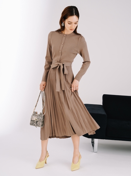 プリーツニットワンピース ニットワンピース Dress ドレス Celford セルフォード の通販サイト 公式