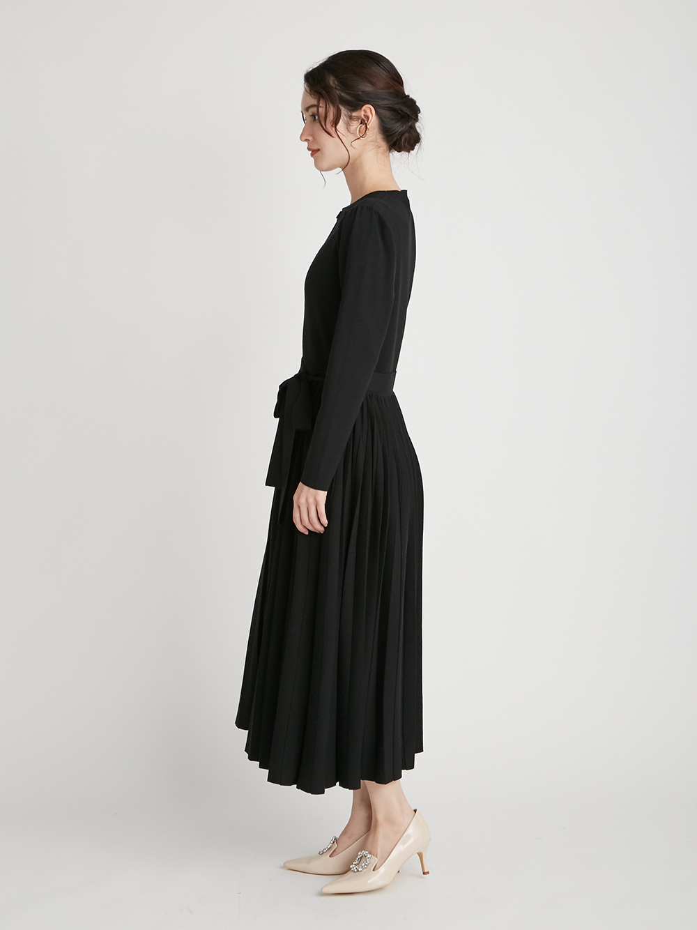 クリスタルプリーツニットワンピース ニットワンピース Dress ドレス Celford セルフォード の通販サイト 公式