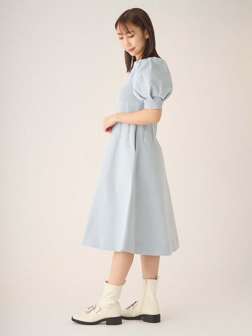 ベア風ホールガーメントワンピース(ニットワンピース)｜DRESS（ドレス