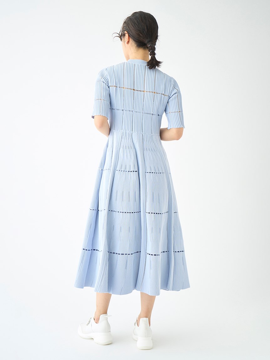 ディフォーメーションニットワンピース(ニットワンピース)｜DRESS