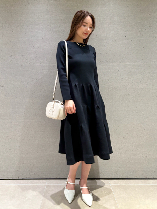 タックティアードニットワンピース(ニットワンピース)｜DRESS（ドレス 