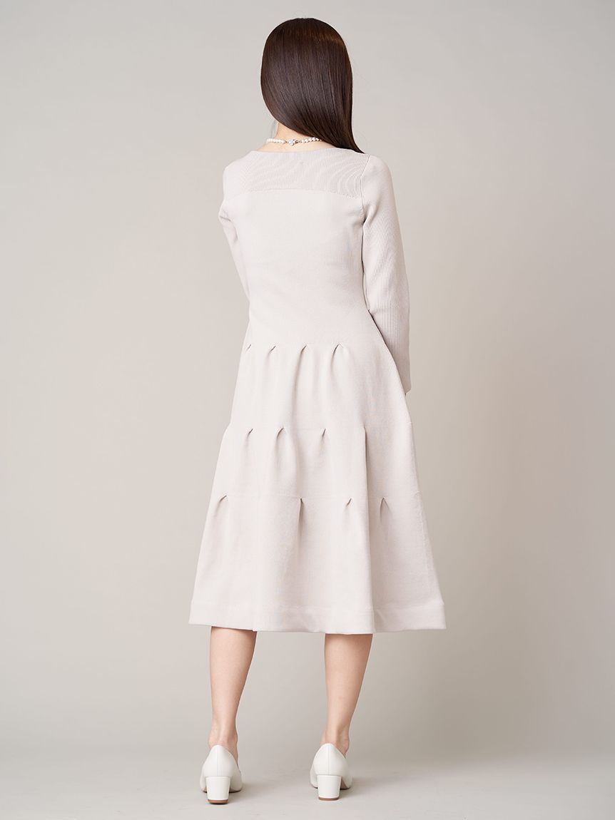 タックティアードニットワンピース(ニットワンピース)｜DRESS（ドレス ...