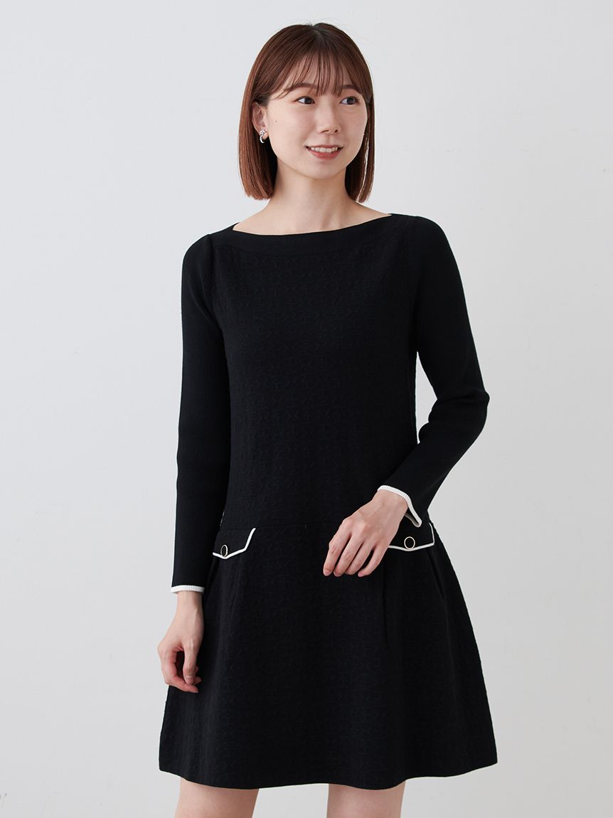 未使用級✨定価12万 フォクシー ジャガードニットドレス フレア ブラック 38 すべての商品 – ページ – FOXEY 公式オンラインブティック