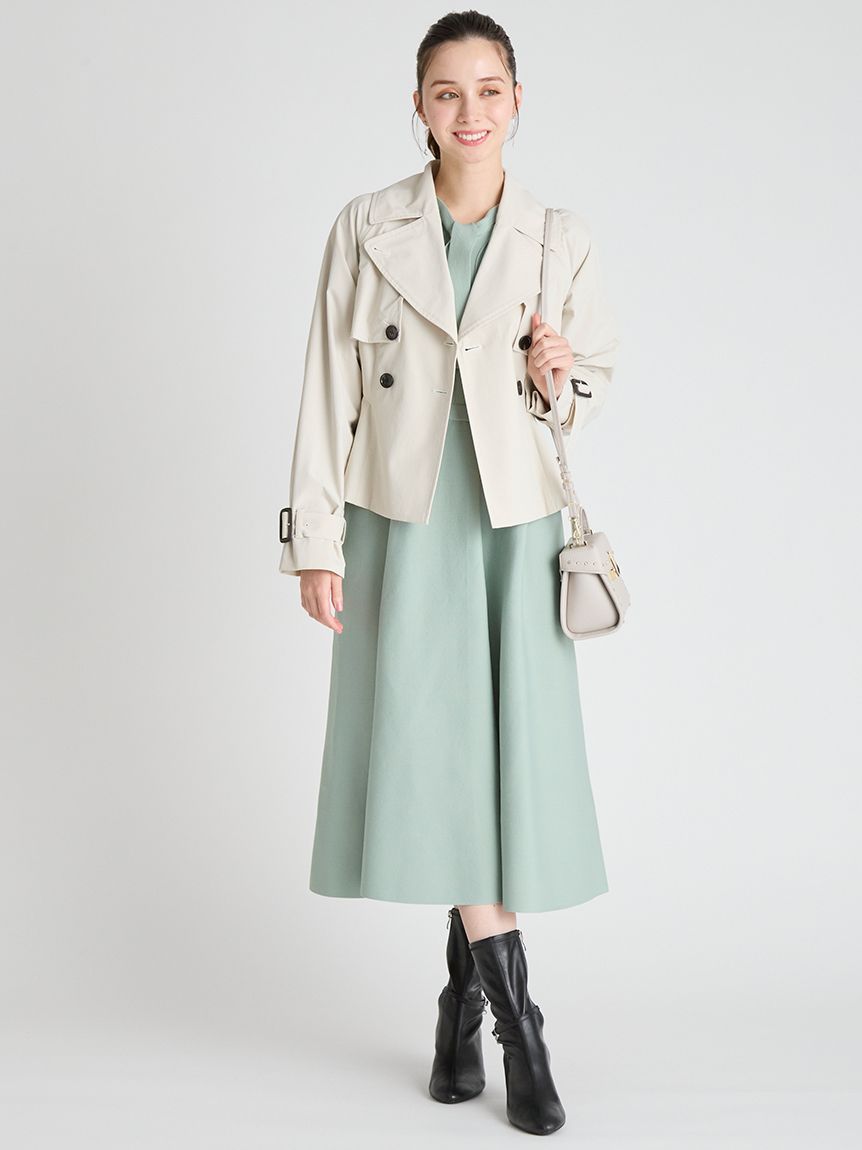 ボウタイニットワンピース(デイリーワンピース)｜DRESS（ドレス