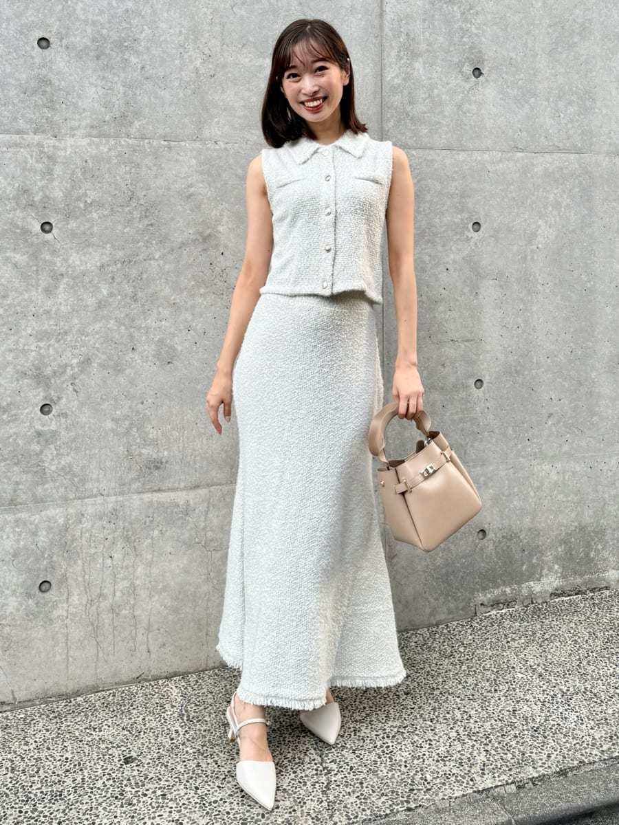 メタルボタンジレニットセットアップ(デイリーワンピース