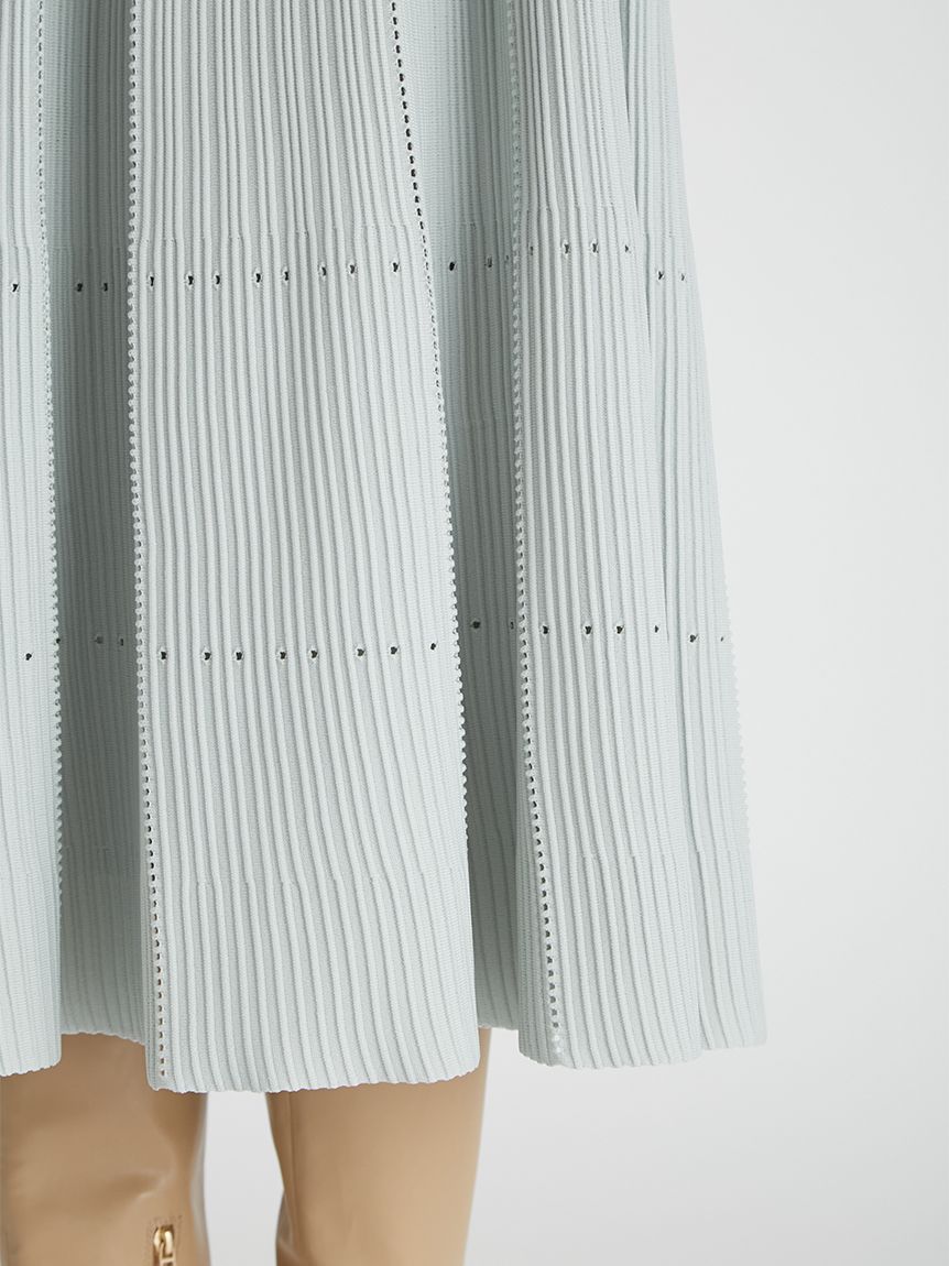 スクエアネックディフォーメーションニットワンピース(デイリー