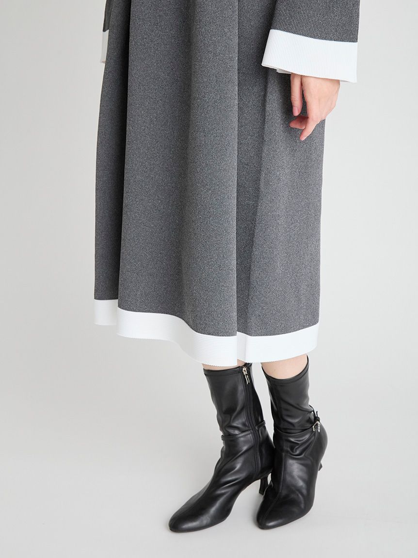 美品♡2wayセルフォードCELFORDベルスリーブホールガーメントワンピース CELFORD ワンピース ベルスリーブホールガーメントニット