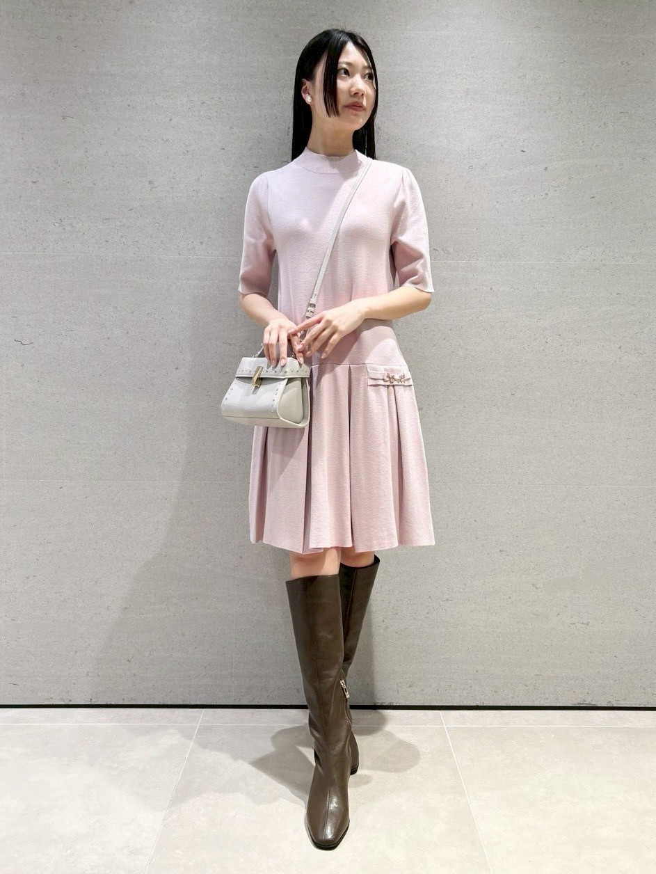 プリーツニットワンピース(デイリーワンピース)｜DRESS（ドレス