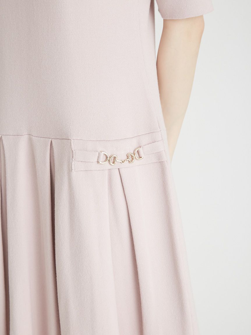 プリーツニットワンピース(デイリーワンピース)｜DRESS（ドレス