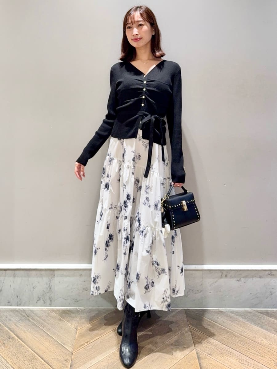 【超美品】セルフォード　ワンピース&カーディガン　セット CELFORD（セルフォード）の「ノースリニットOP＆カーディガン