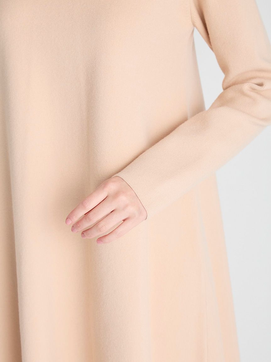 【値下げ】CELFORD 襟付きニットワンピース 2way Aライン 衿付きAラインニットワンピース(デイリーワンピース)｜DRESS