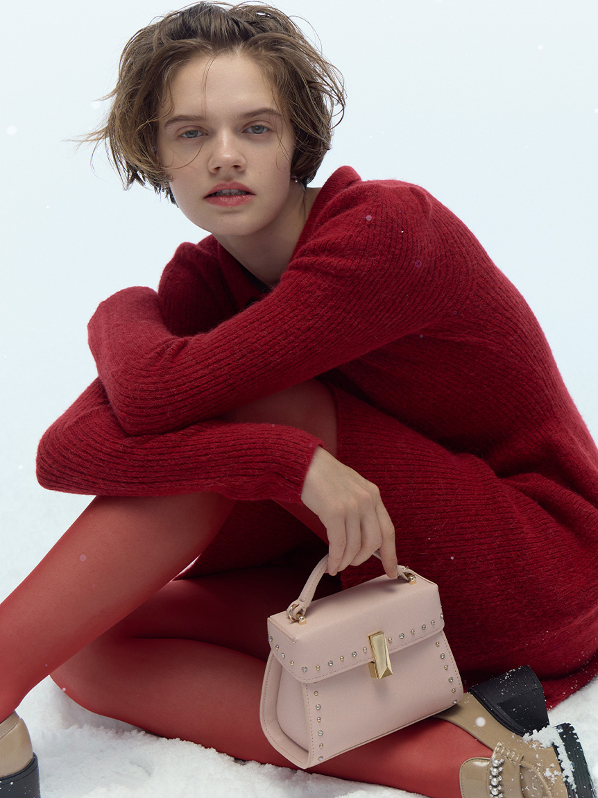 Rene ルネ　バイカラー　大人気襟つきワンピース 約58000円税込 Rene（ルネ） 襟付きフロントジップアップワンピース 5416080