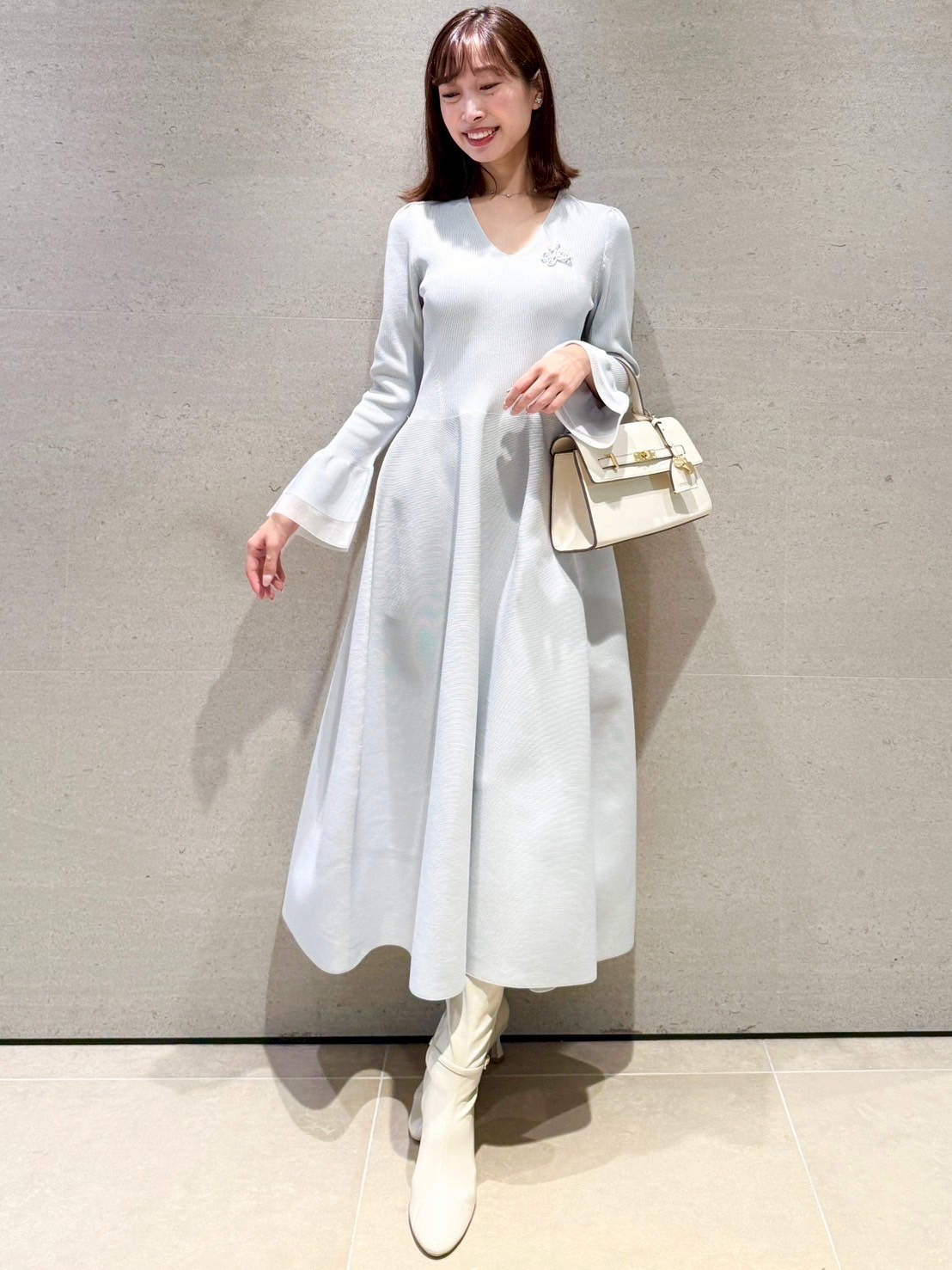 シアーミックスホールガーメントワンピース(デイリーワンピース