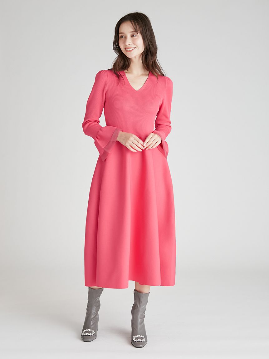 シアーミックスホールガーメントワンピース(デイリーワンピース