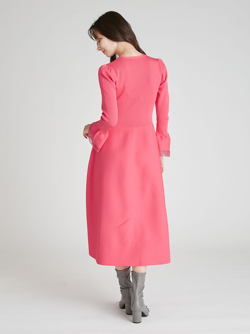 シアーミックスホールガーメントワンピース(デイリーワンピース