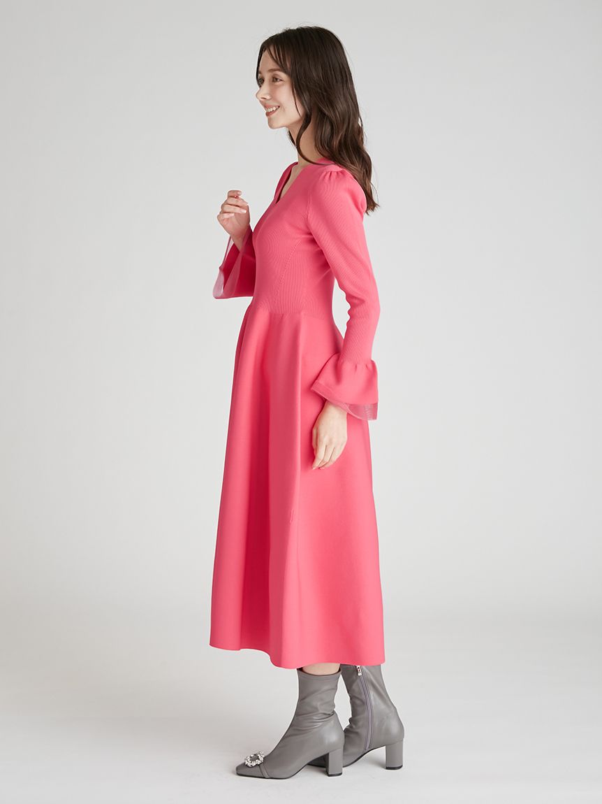 シアーミックスホールガーメントワンピース(デイリーワンピース