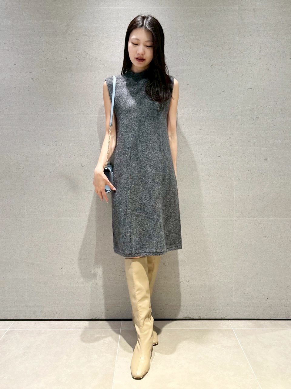 スパークルミニニットワンピースセット(デイリーワンピース)｜DRESS