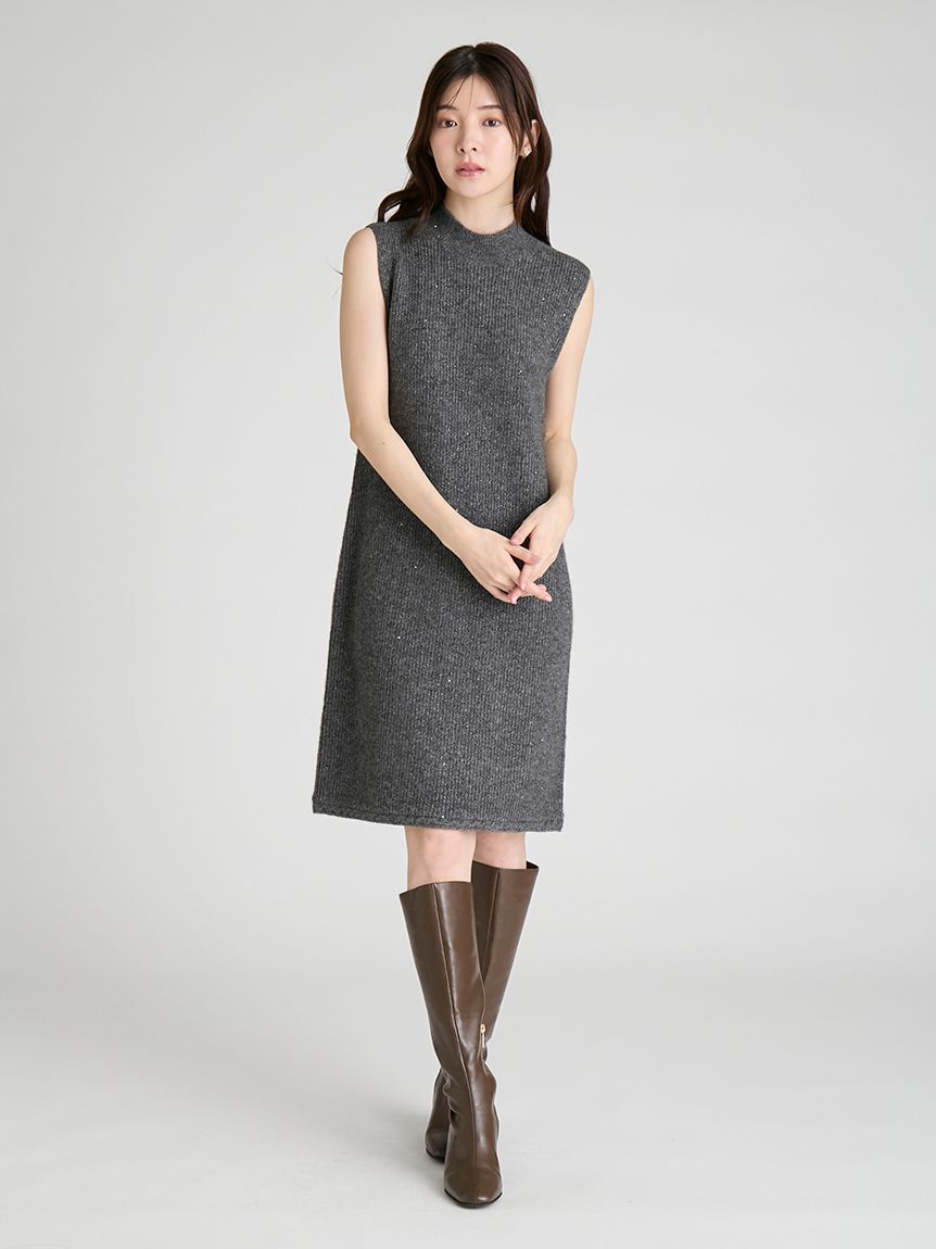 スパークルミニニットワンピースセット(デイリーワンピース)｜DRESS