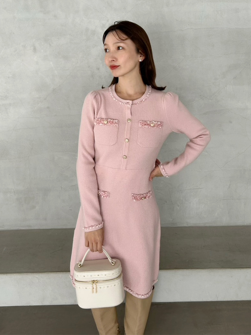 るー ツイードニットアップ | ニットワンピース | NOELA OFFICIAL WEB STORE