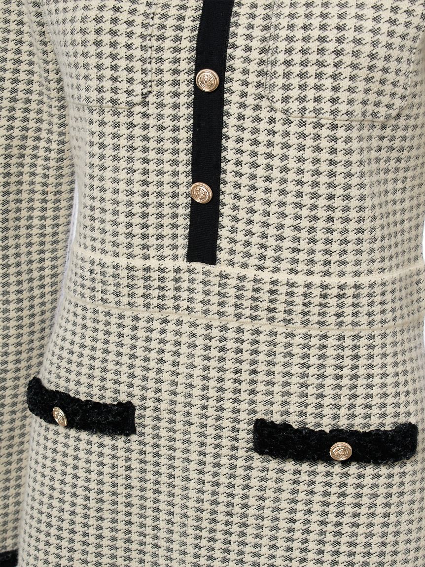 MASH BLACK FRIDAY限定】【WEB限定】ツイード風ニットワンピース