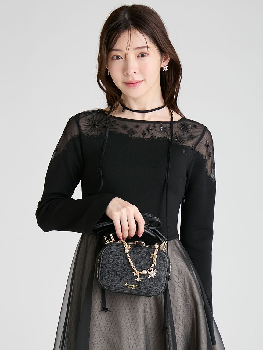 YUMI KATSURA for CELFORD】コラボスターリーニットドレス