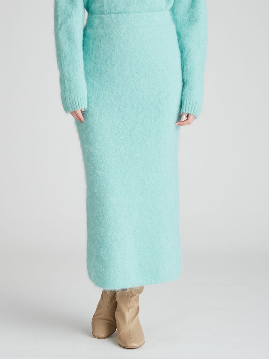 レーストリミングニットセットアップ(ニットワンピース)｜DRESS