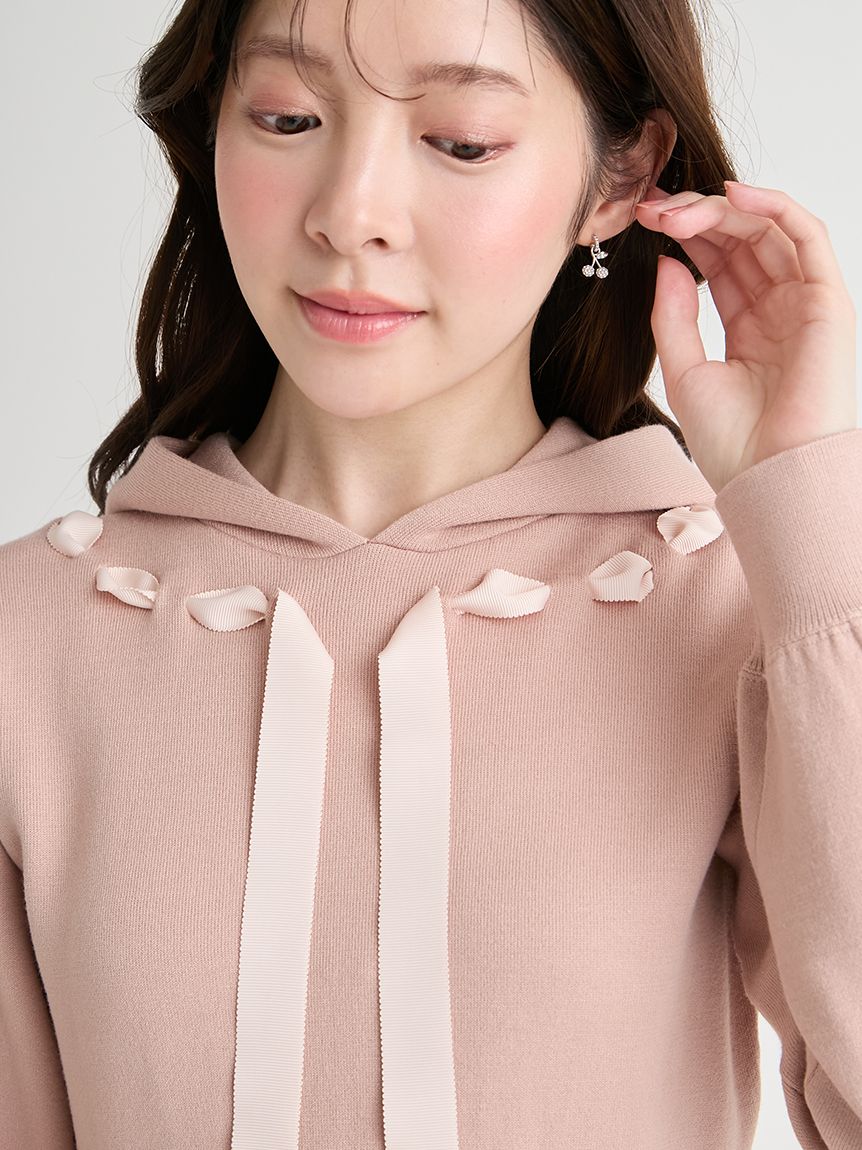 フードニットワンピース(デイリーワンピース)｜DRESS（ドレス