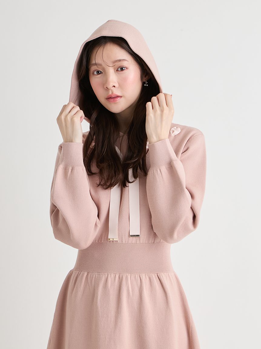 セルフォード♥フードニットワンピース フードニットワンピース(デイリーワンピース)｜DRESS（ドレス