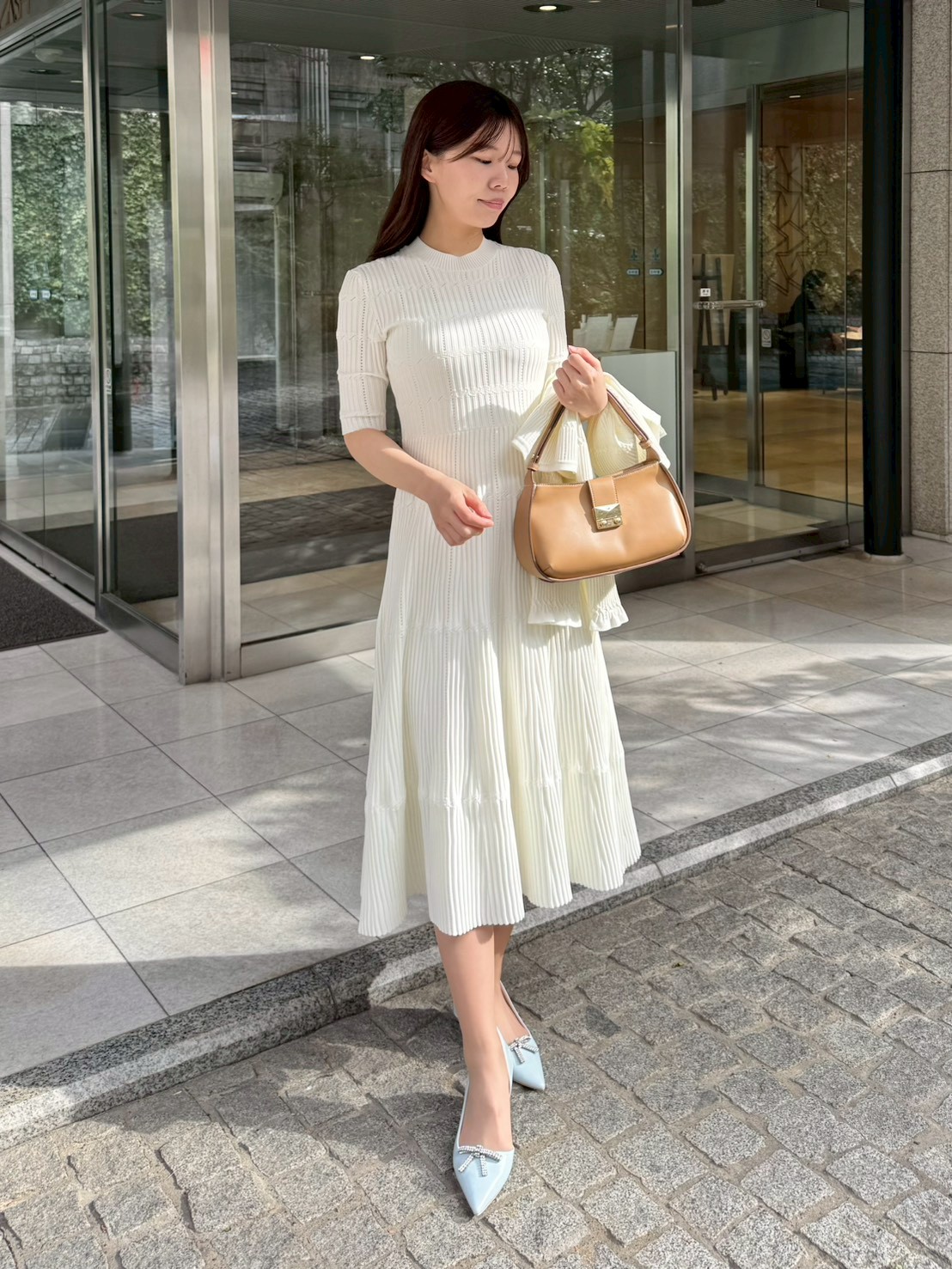 洗える】ディフォメーションワンピース(ニットワンピース)｜DRESS