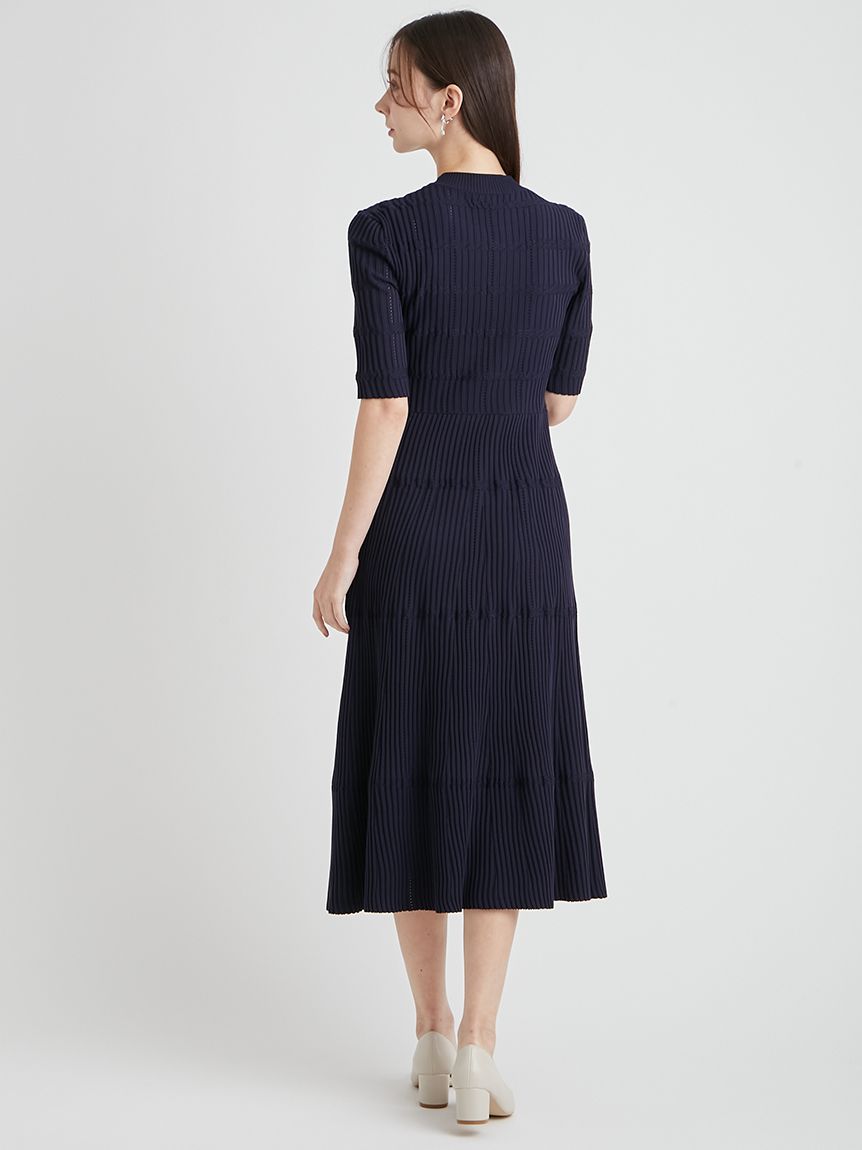 洗える】ディフォメーションワンピース(ニットワンピース)｜DRESS