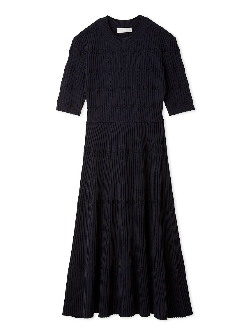 洗える】ディフォメーションワンピース(ニットワンピース)｜DRESS
