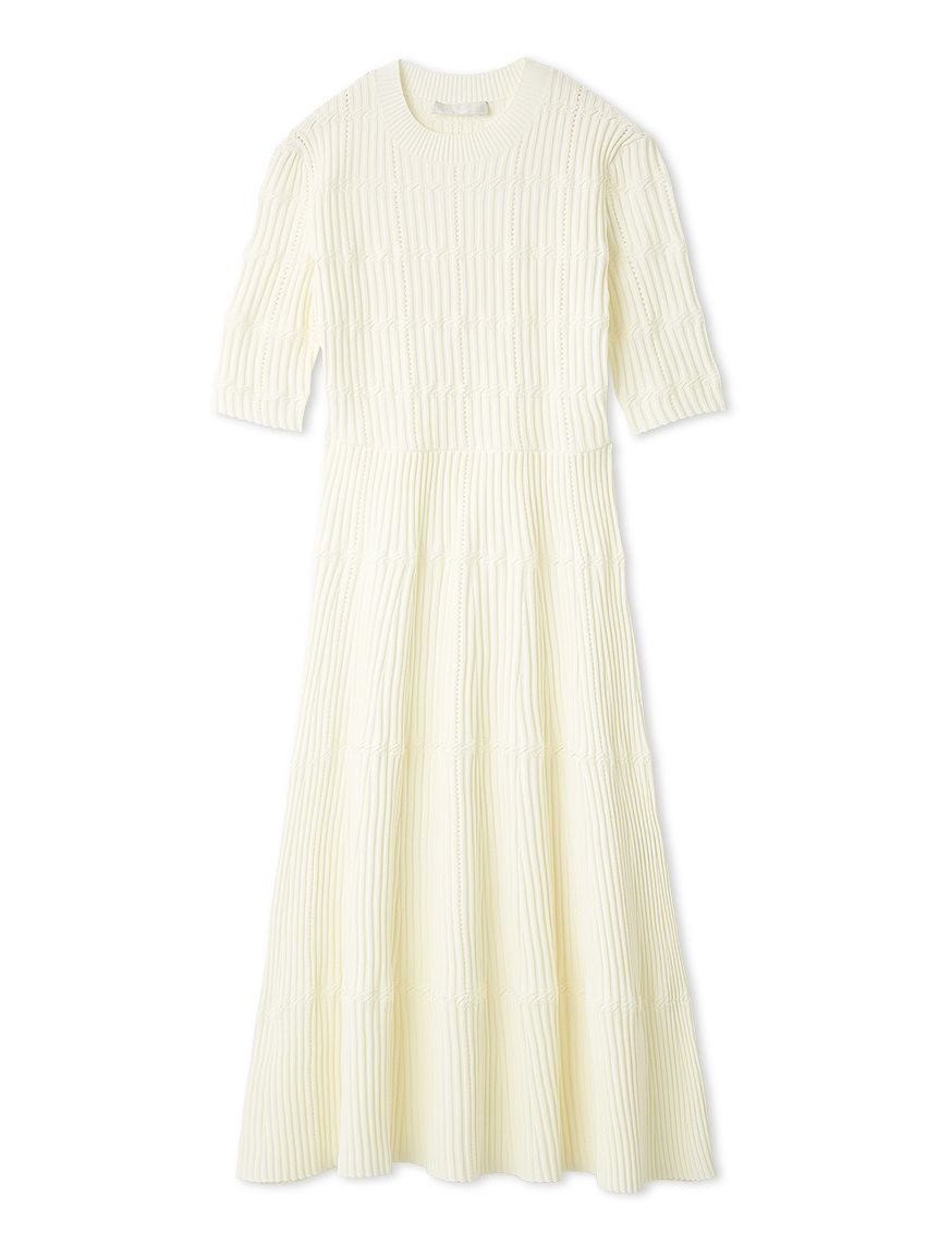 洗える】ディフォメーションワンピース(ニットワンピース)｜DRESS