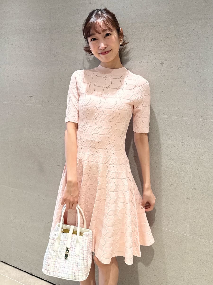 洗える】アイレット柄ミニワンピース(デイリーワンピース)｜DRESS
