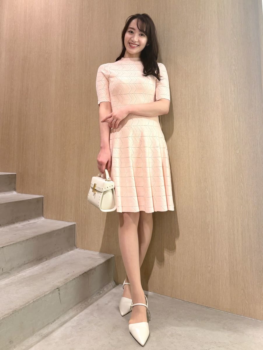 洗える】アイレット柄ミニワンピース(デイリーワンピース)｜DRESS