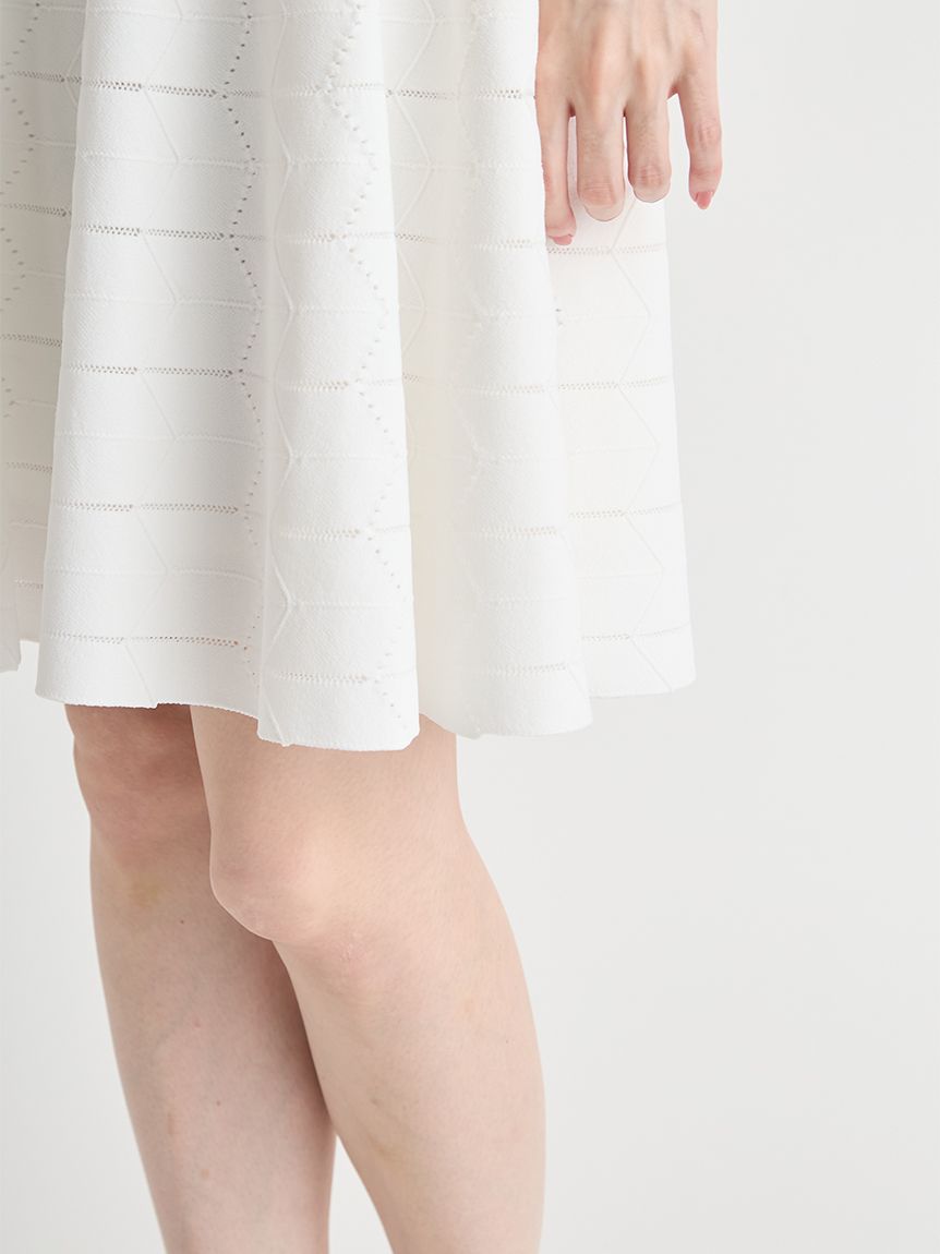 洗える】アイレット柄ミニワンピース(デイリーワンピース)｜DRESS