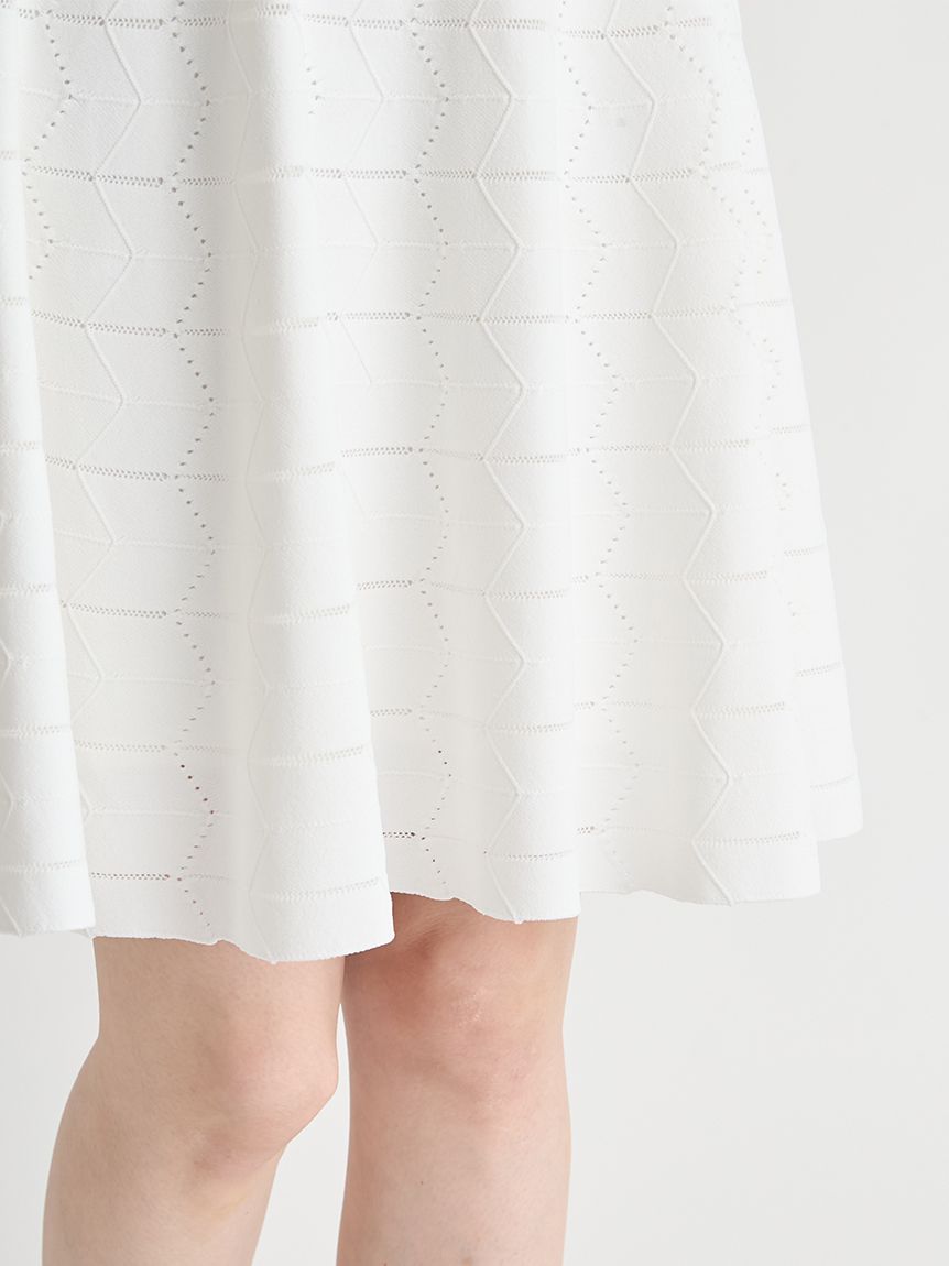 洗える】アイレット柄ミニワンピース(デイリーワンピース)｜DRESS
