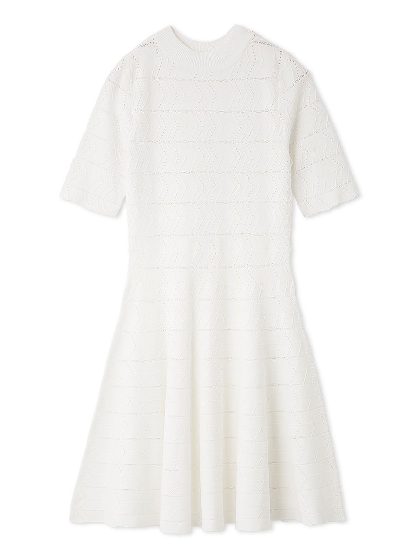 洗える】アイレット柄ミニワンピース(デイリーワンピース)｜DRESS