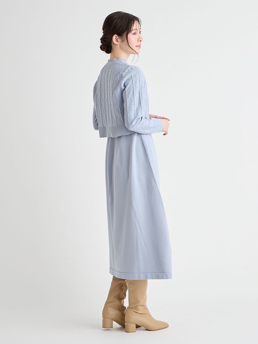 NEW YEAR'S SPECIAL ITEM】プレートパターンニットセットアップ(ニット