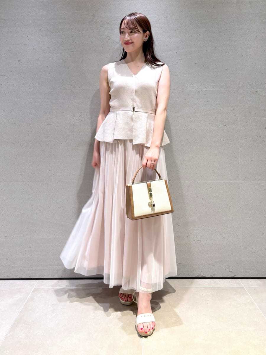 洗える】ジレドッキングワンピース(ニットワンピース)｜DRESS（ドレス