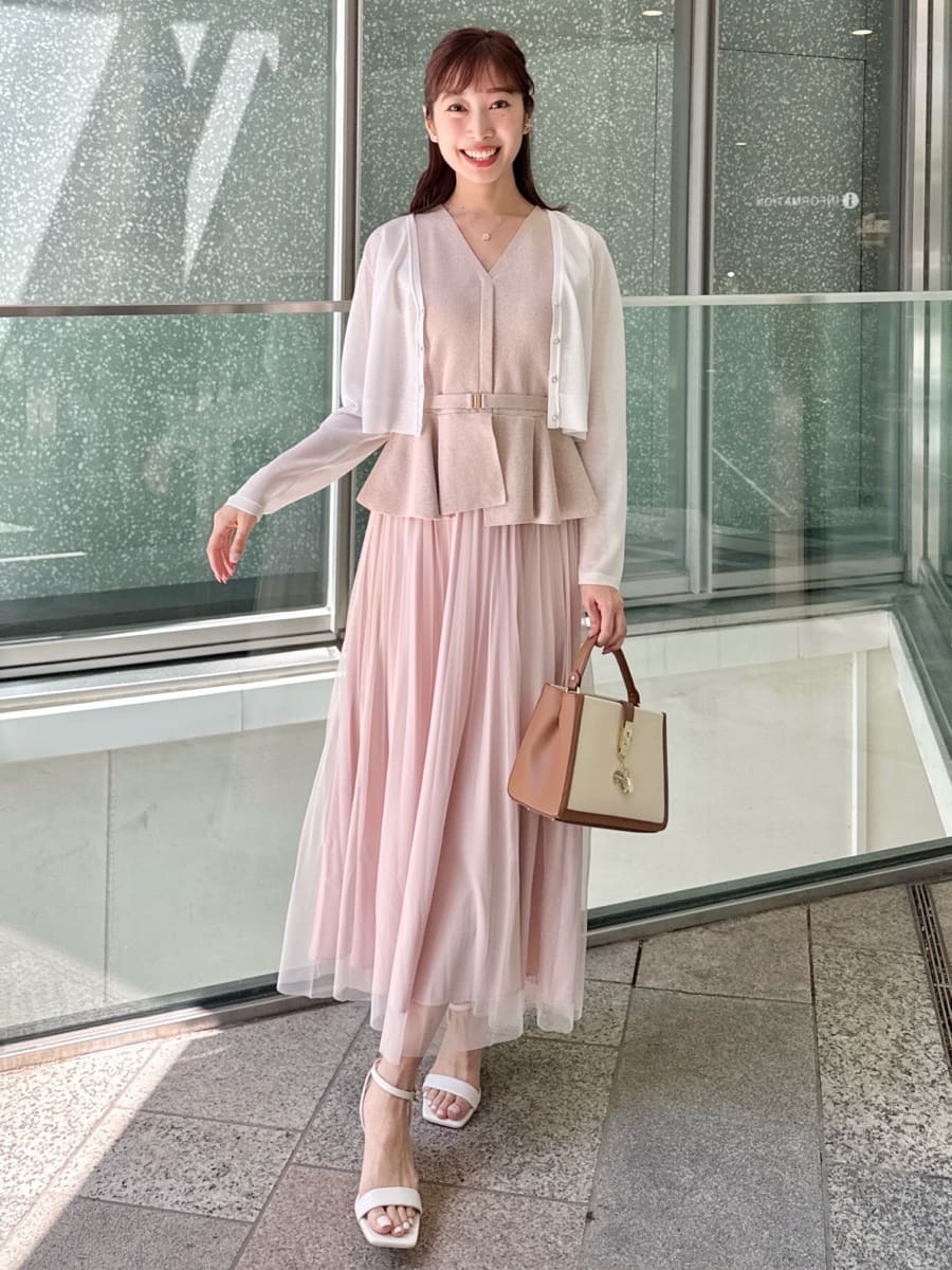 ジレドッキングワンピース(ニットワンピース)｜DRESS（ドレス