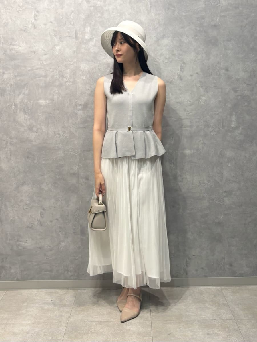 洗える】ジレドッキングワンピース(ニットワンピース)｜DRESS（ドレス
