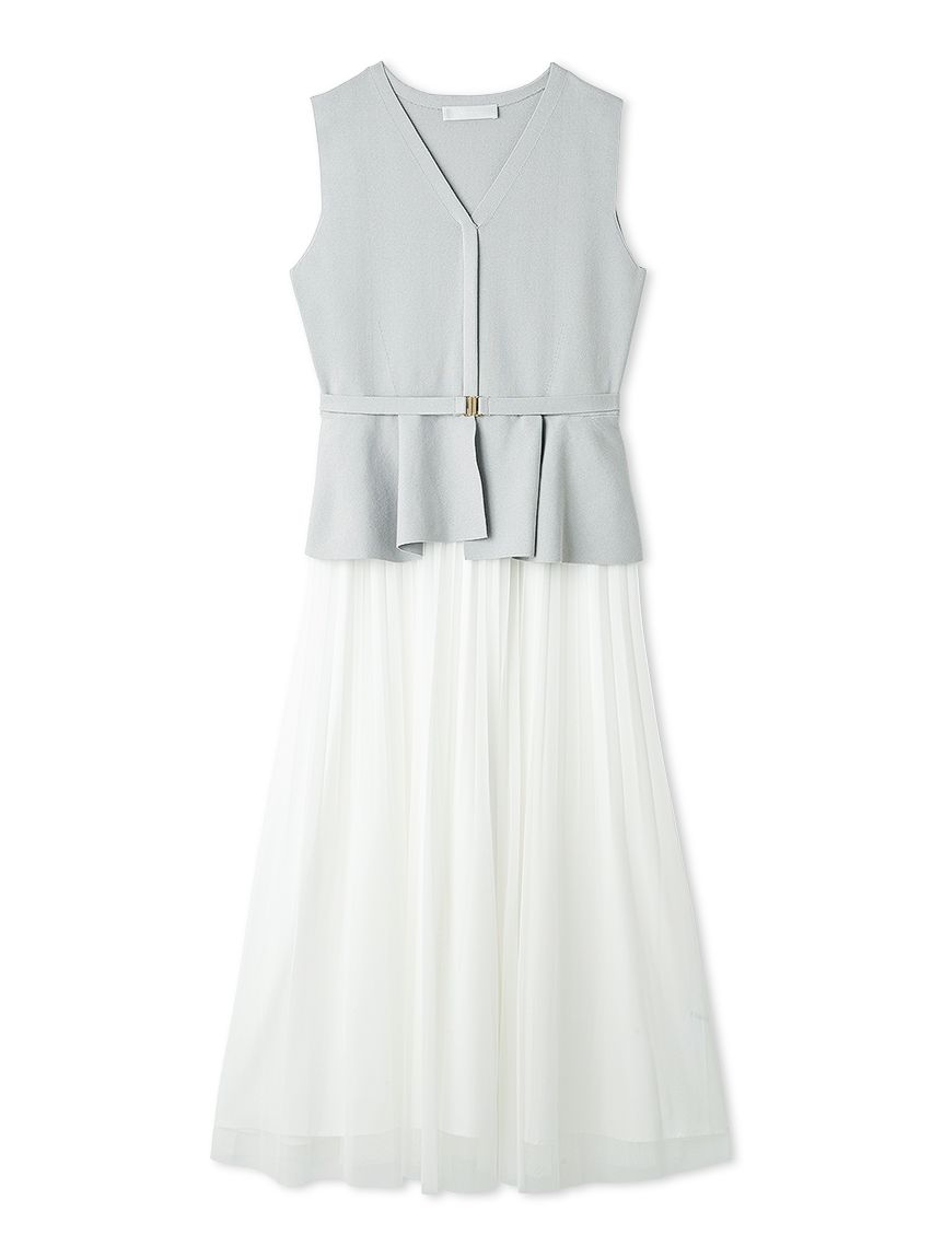 ジレドッキングワンピース(ニットワンピース)｜DRESS（ドレス