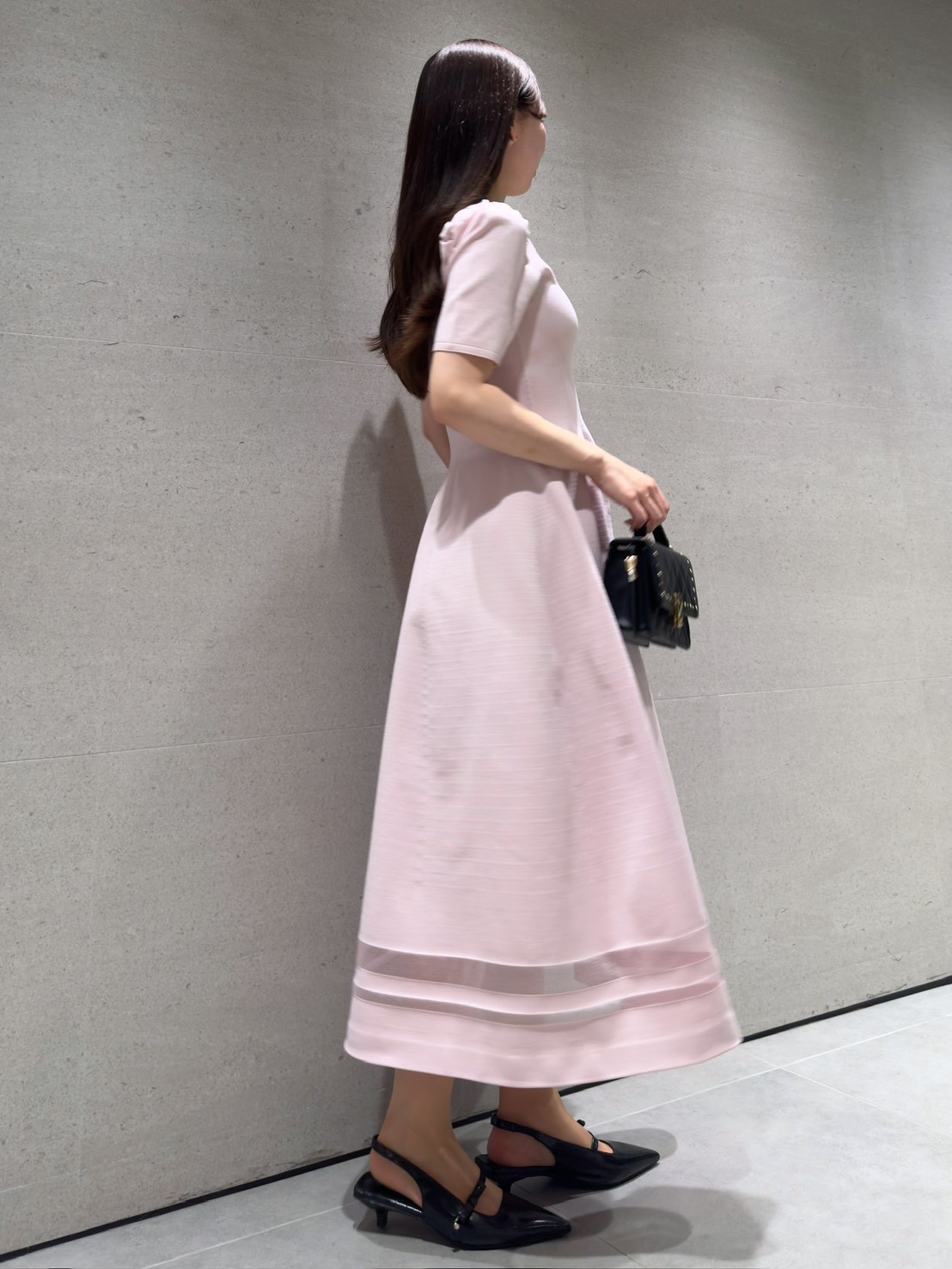 ネックリボンホールガーメントワンピース(デイリーワンピース)｜DRESS