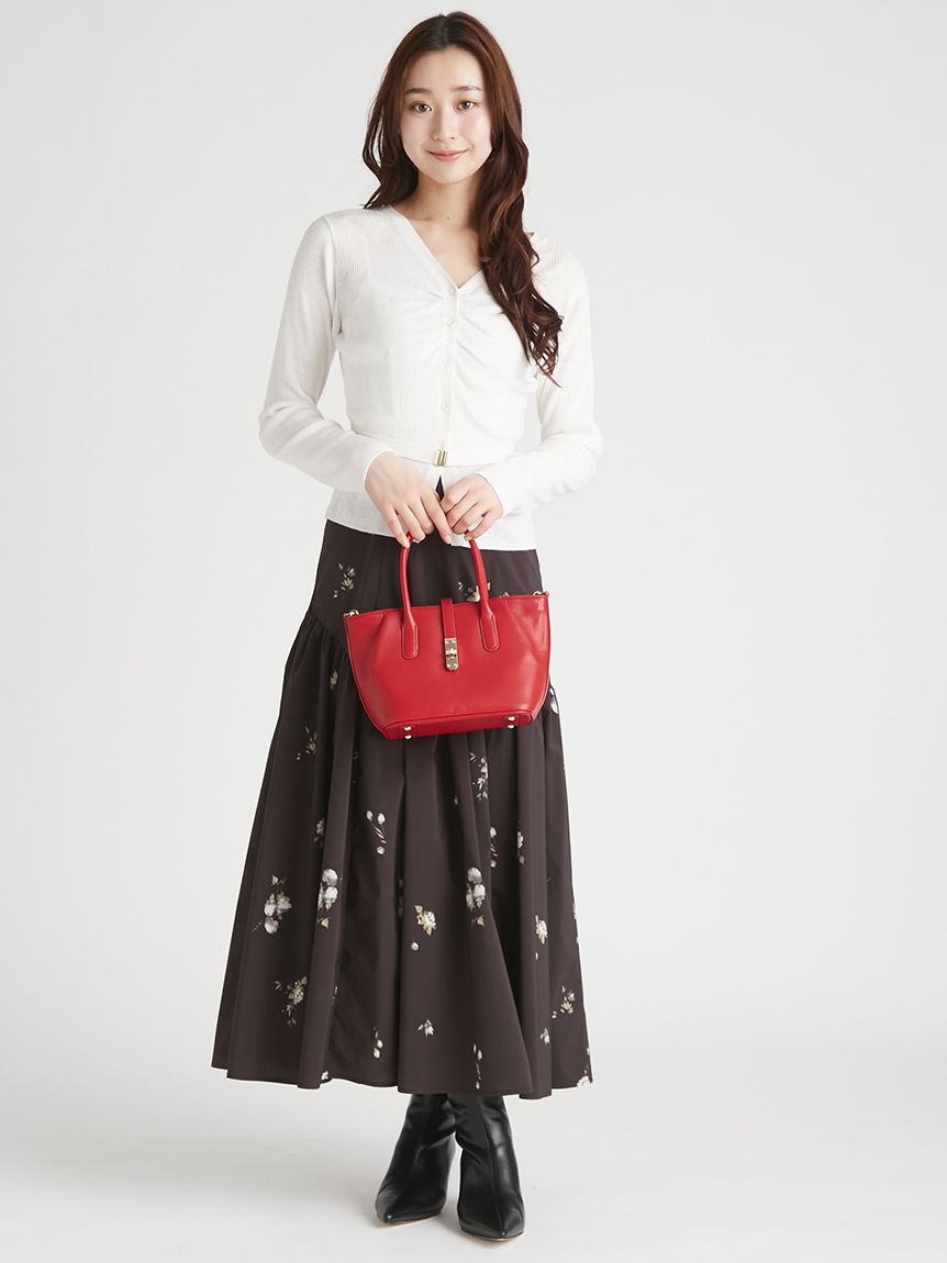 ベルト付きカーデ＆ワンピースセット(デイリーワンピース)｜DRESS