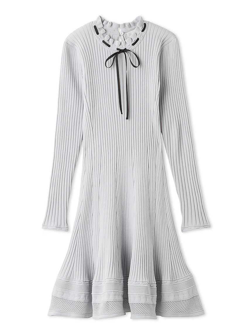 洗える】柄編みミニニットワンピース(ミニワンピース)｜DRESS｜CELFORD